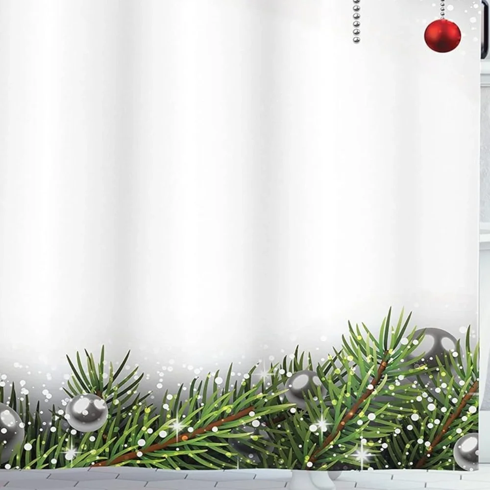 Holiday Shower Curtain Cloth Fabric 69
